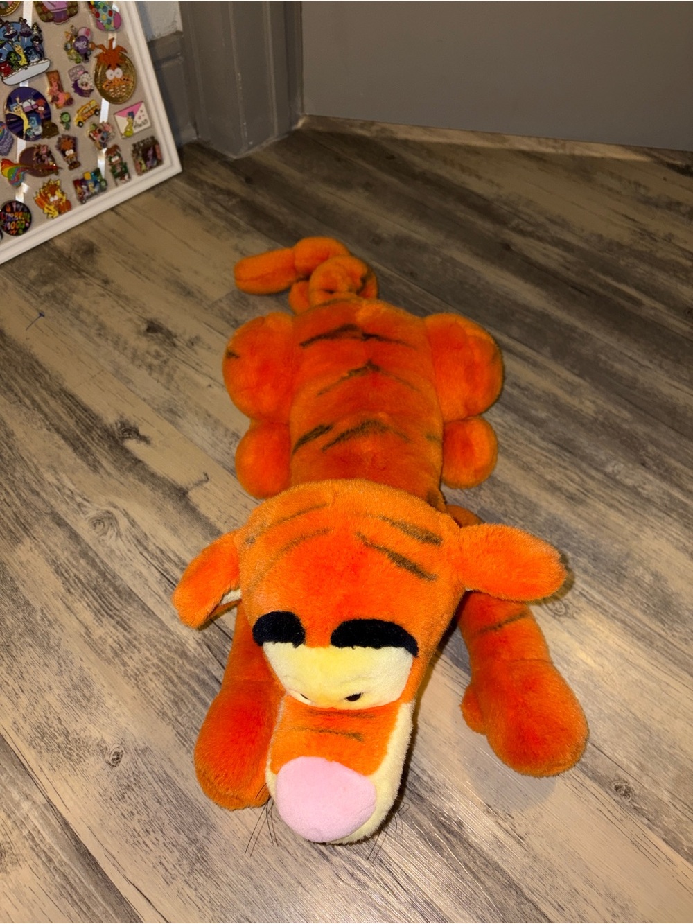 Ty Orange and Pink Tigger Plush Stuffed Animal